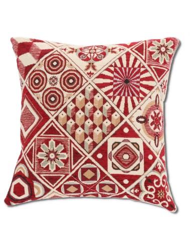 Housse coussin Chenille MAJORQUE