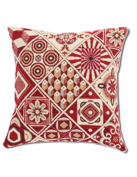 Housse coussin Chenille MAJORQUE