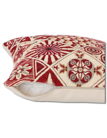 Housse coussin Chenille MAJORQUE