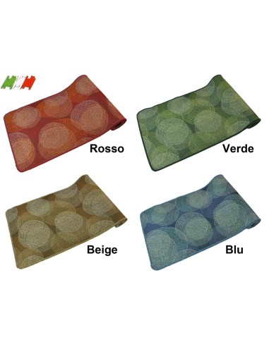 Cerchi Liscio tapis de cuisine largeur 50 cm.