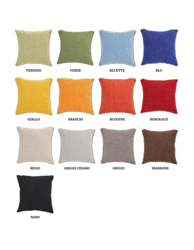 Intreccio  ameublement jacquard chenille couvre différentes tailles copy-4361