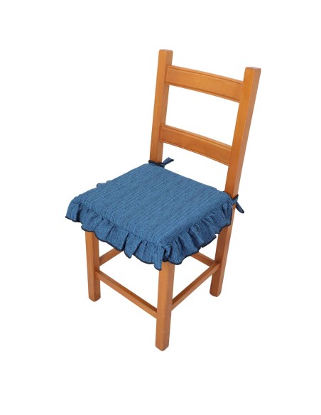 Cojín de silla con RUFFLE y cordón MELANGE