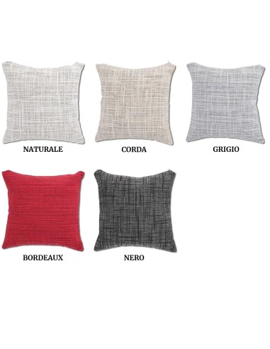 Housse de coussin décorative avec fermeture éclair CARTIERE