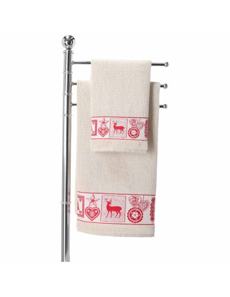 Paar Gesichtstücher und Bidet TIROLESE