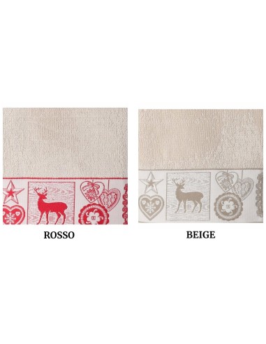 Paire de serviettes et bidet TIROLESE