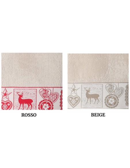 Paire de serviettes et bidet TIROLESE