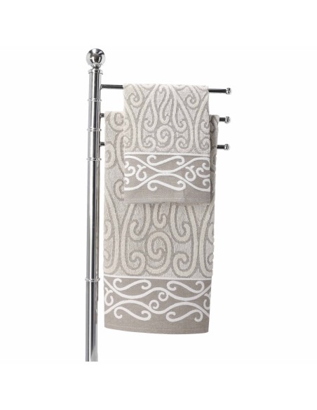 Paar Gesichts- und Gästehandtücher ARABESCO