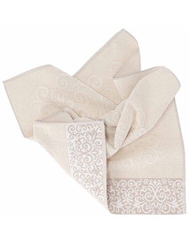 Par de toallas de baño de algodón CHIARA