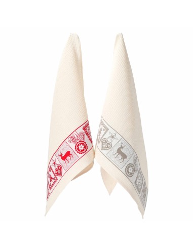 Ensemble de serviettes de cuisine en coton 2 pcs TIROLESE
