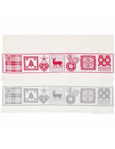 Ensemble de serviettes de cuisine en coton 2 pcs TIROLESE