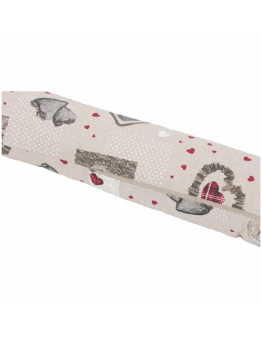 Calado de 110 cm de largo. funda acolchada y extraíble SHABBY CUORE