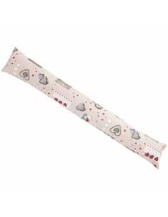 Paraspiffero lungo 110 cm. imbottito e sfoderabile SHABBY CUORE