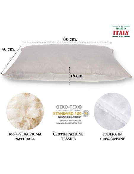 Guanciale traspirante VERA PIUMA