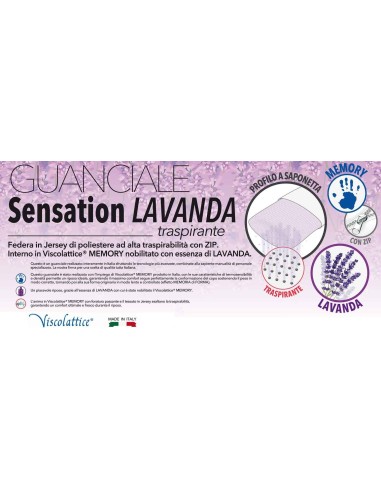 Savon oreiller à mémoire de forme SENSATION LAVANDA