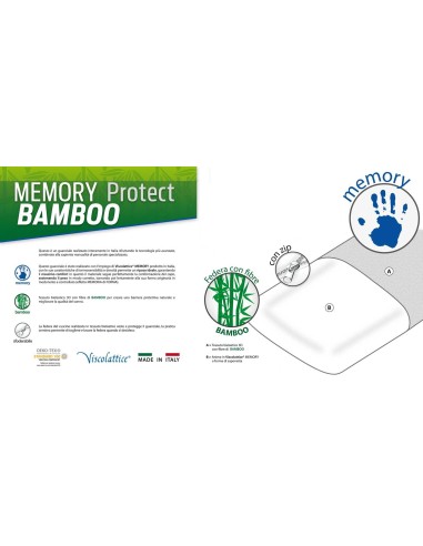 Almohada viscoelástica hipoalergénica PROTECT BAMBOO