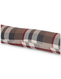 Salsicciotti paraspifferi stoffa sfoderabile SCOZZESE MARRONE 2