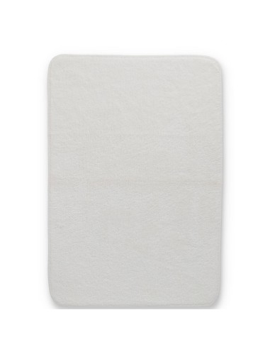 Tapis de bain en pur coton LISCIO BLANC