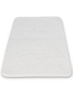 Tappeto bagno puro cotone LISCIO BLANC