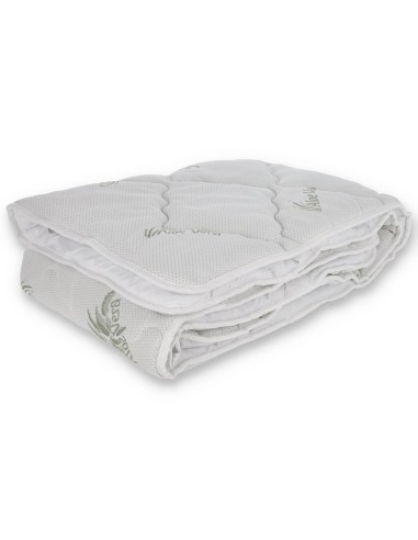 Topper letto DOUBLE ALOE traspirante