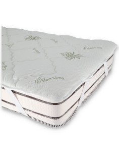 Topper letto DOUBLE ALOE traspirante