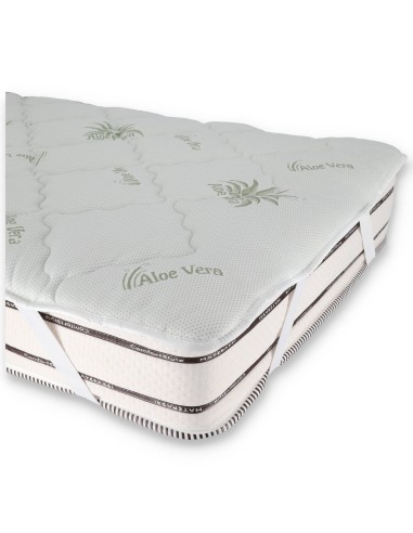 Topper letto DOUBLE ALOE traspirante