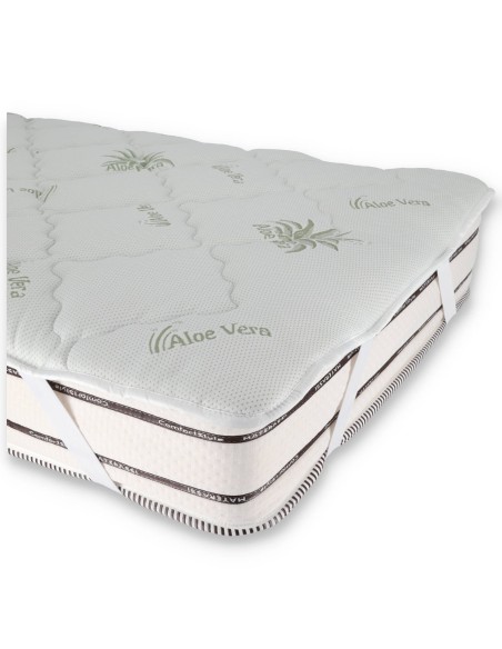 Surmatelas de lit DOUBLE ALOE respirant