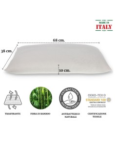 Guanciale antibatterico naturale FIBRA BAMBOO 2