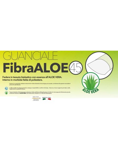 Guanciale traspirante FIBRA ALOE