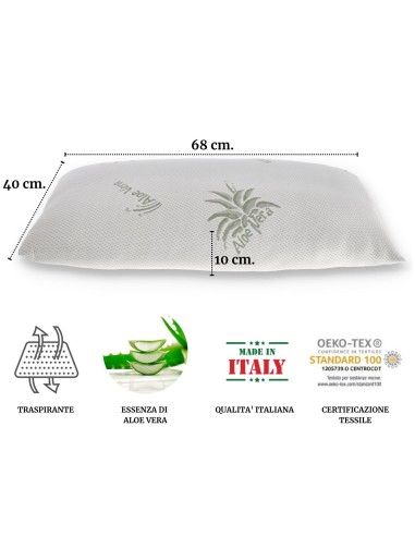 Atmungsaktives Kissen ALOE FIBER