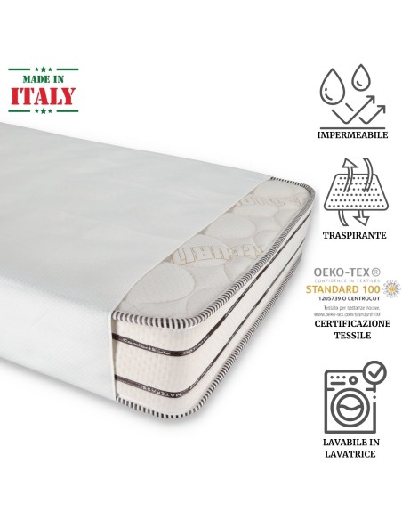 Lit de barre transversale imperméable à l’eau de protection de serviette de différentes tailles