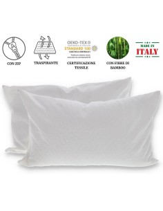 Par de fundas de almohada de bambú 2