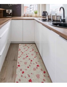 Alfombra de cocina lavable antideslizante TWILL DELUXE 2