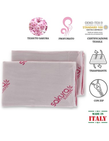 Funda de almohada en pares SAKURA