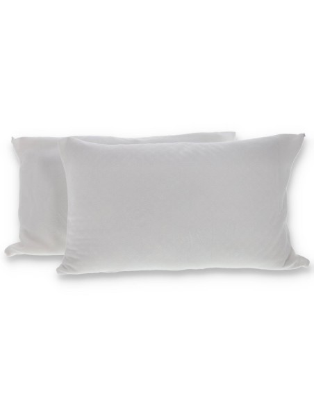 Taies d’oreiller coussin de lit par paires IONS SILVER