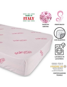 Funda de colchón con esquinas perfumadas SAKURA 2