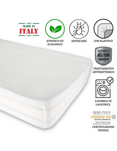Barre transversale de housse de matelas avec coins SILVER ION
