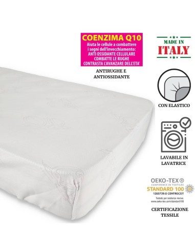 Cubrecolchón con esquinas COENZIMA Q10