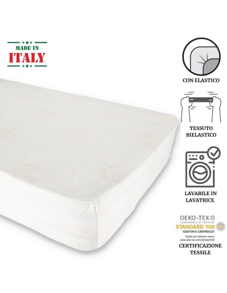 Coprimaterasso con angoli VIP BIELASTICO