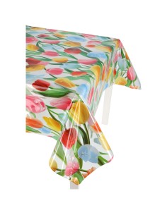 Transparente plastifizierte Tischdecke h 140 cm. pro Meter CRISTAL