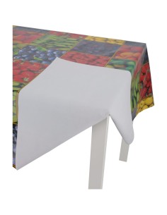 Transparente plastifizierte Tischdecke h 140 cm. pro Meter CRISTAL 2