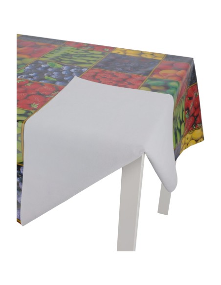 Mantel plastificado transparente h 140 cm. por metro CRISTAL