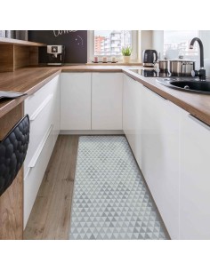 Passatoia cucina antiscivolo larga 50 cm. TRIANGOLINI VELLUTATI 2