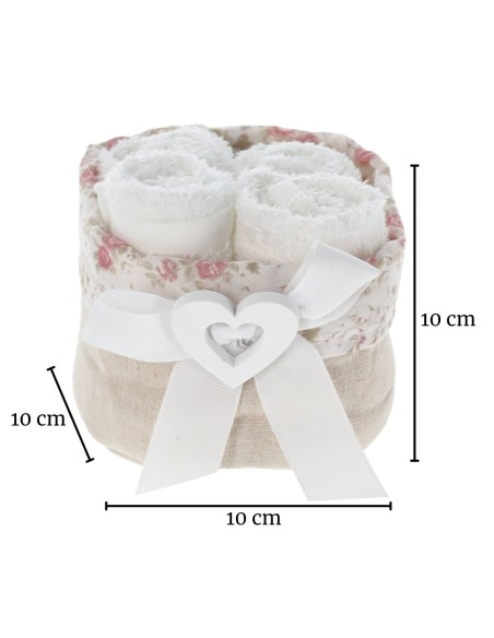 Lavabos de baño con juego de cesta 4 piezas JARDÍN