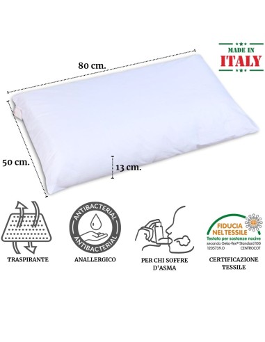Guanciale my vip Sensifil  50x80 cm Kissen gegen asthma
