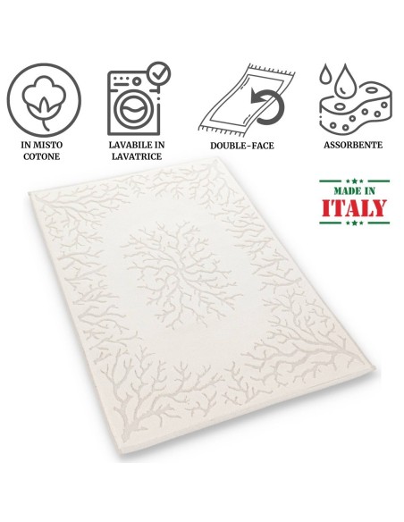 Alfombra de baño esponja algodón CORALLO