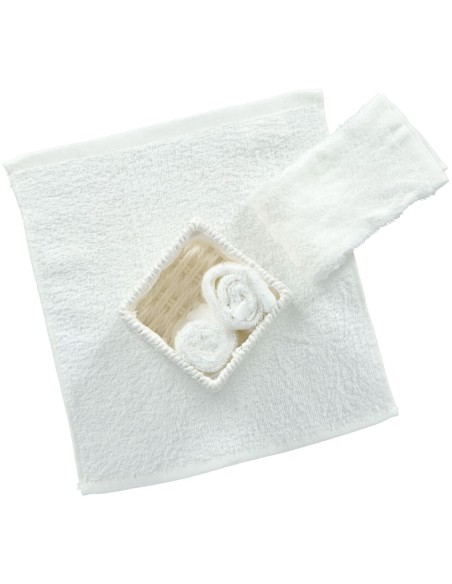 Lavette de baño con cesta de tela set 4 piezas. Rosas