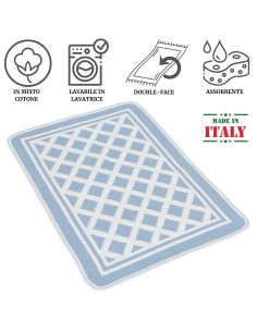 Tappeto multiuso cotone 50X75 cm. MILLEUSI 2