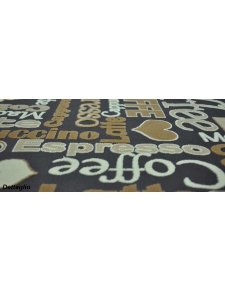 Coffee tapis de cuisine largeur 50 cm.