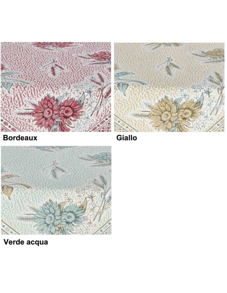 Tovaglietta centrotavola quadrata o runner tavolo GIRASOLE