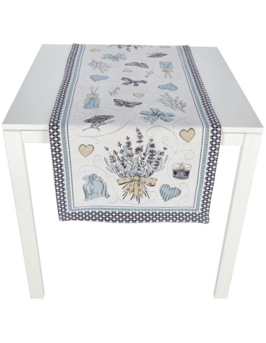 Plaque carrée napperon ou chemin de table LAVANDA